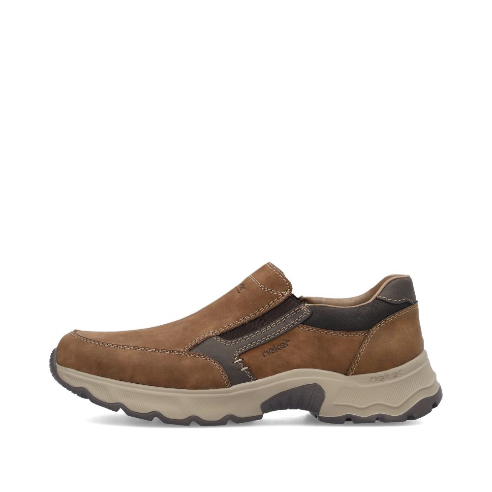 Rieker Men's Slippers - Wood Brown