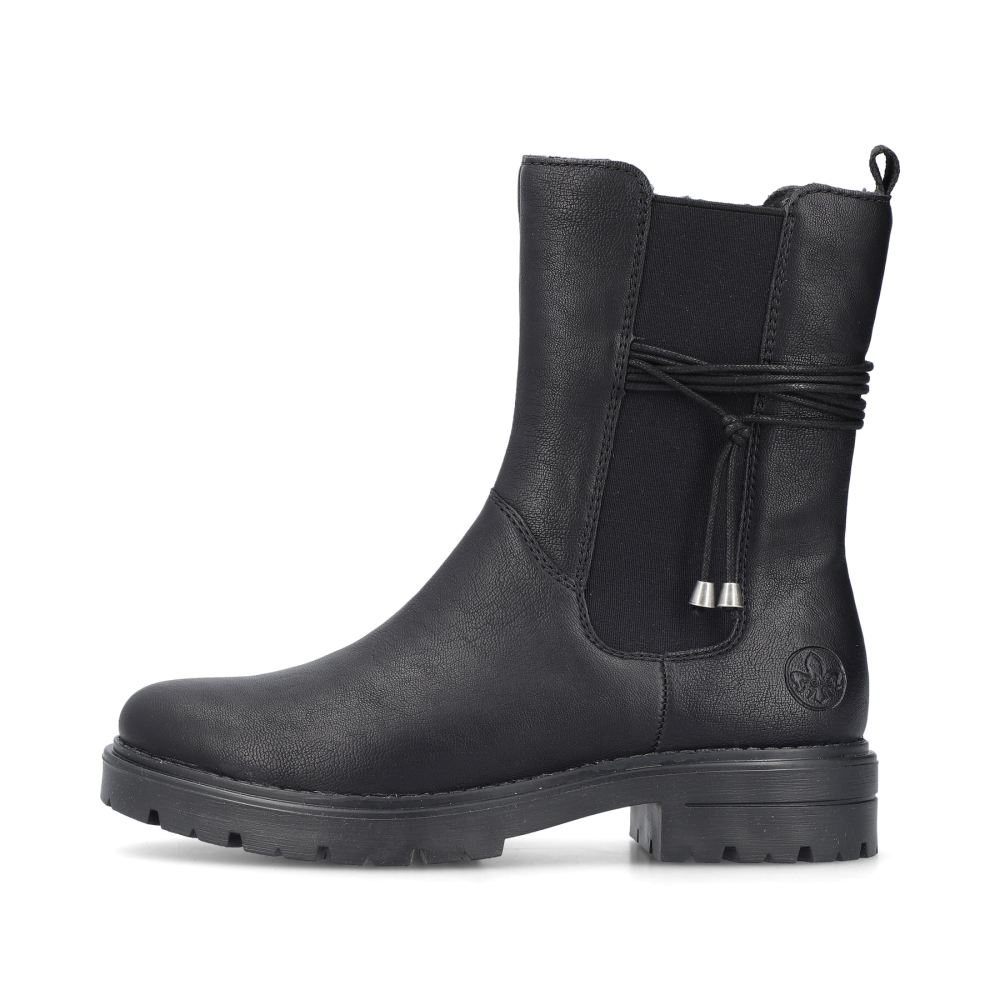 Rieker Women'sshort Boots - Deep Black