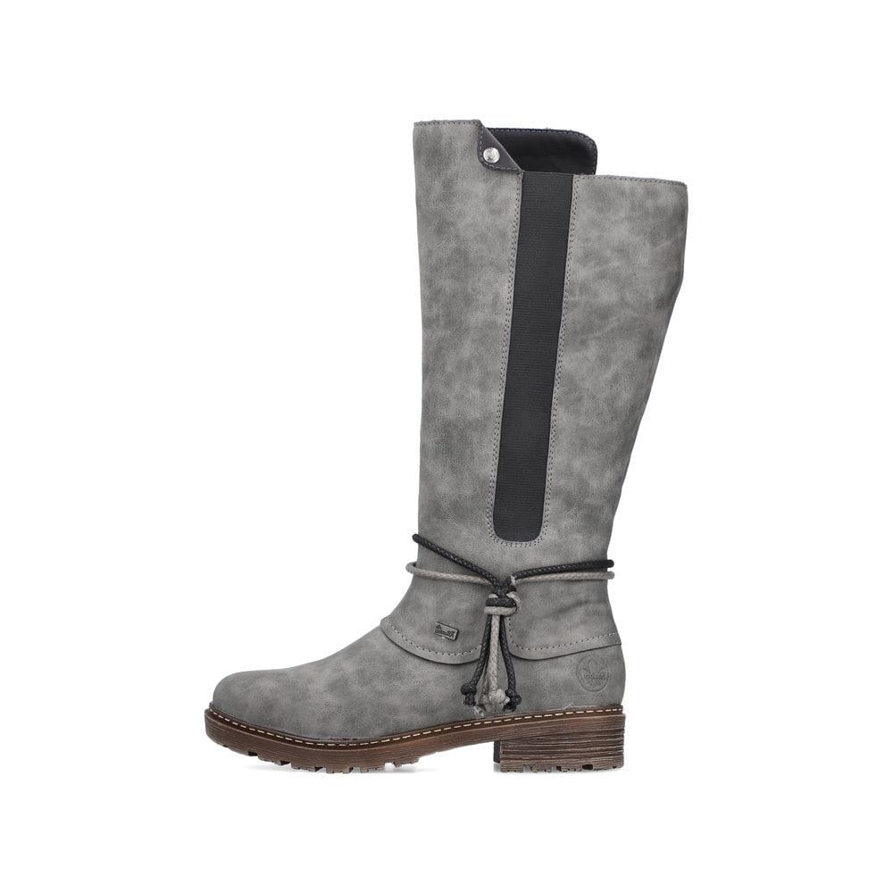 Rieker Women's High-Shaft Boots - Steel Gray