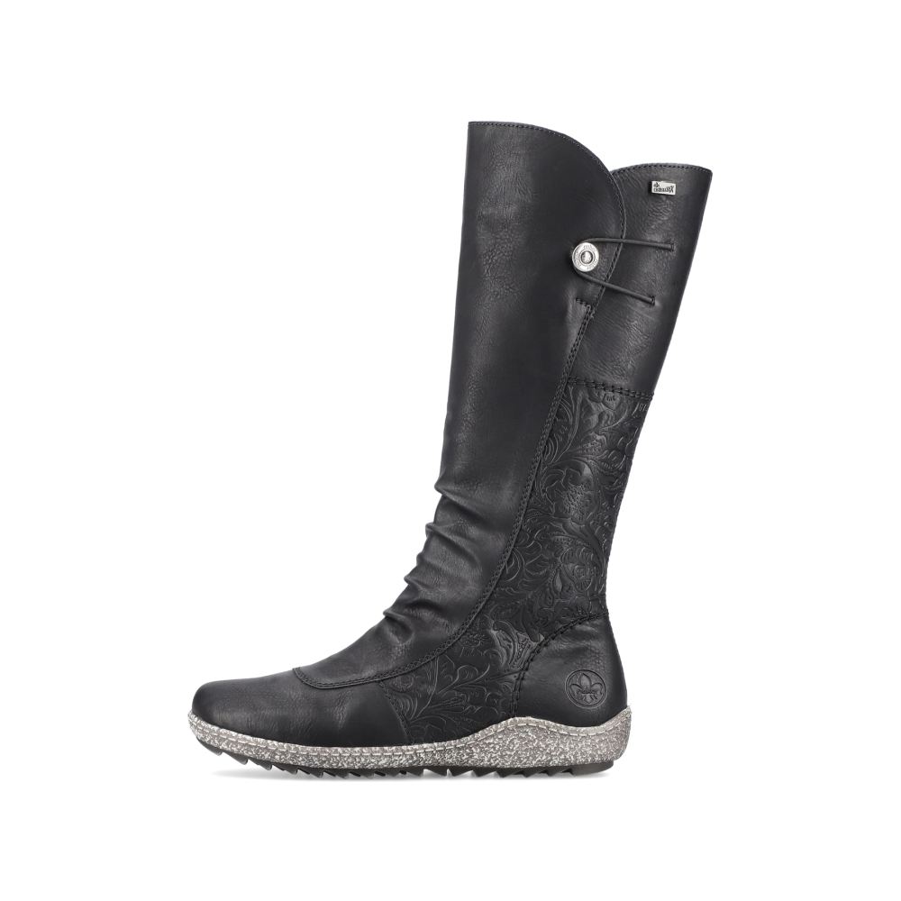 Rieker Women's High-Shaft Boots - Deep Black