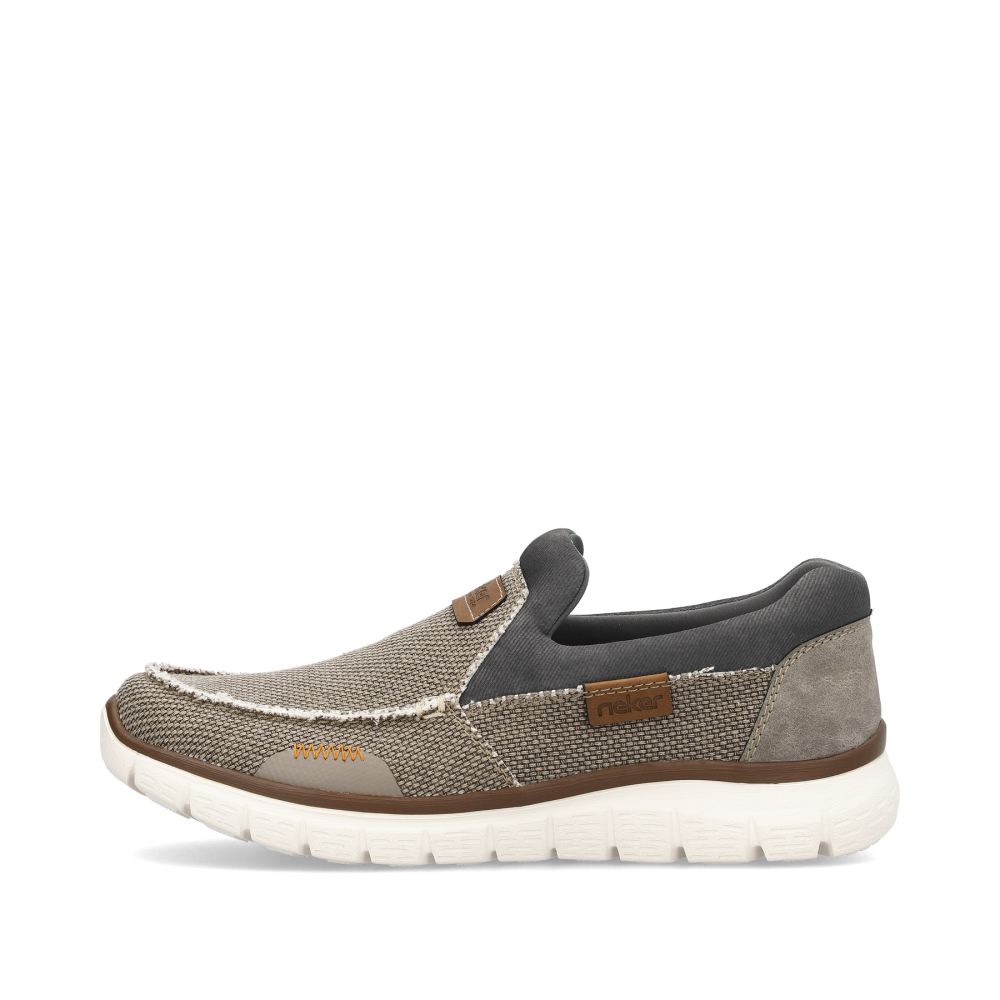 Rieker Men's Slippers Beige-Gray