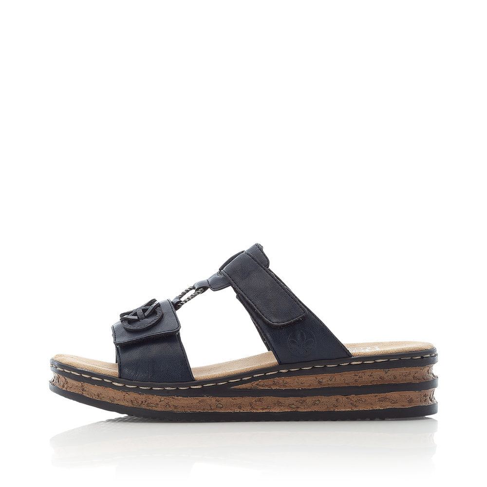 Rieker Women's Slippers - Pacific Blue