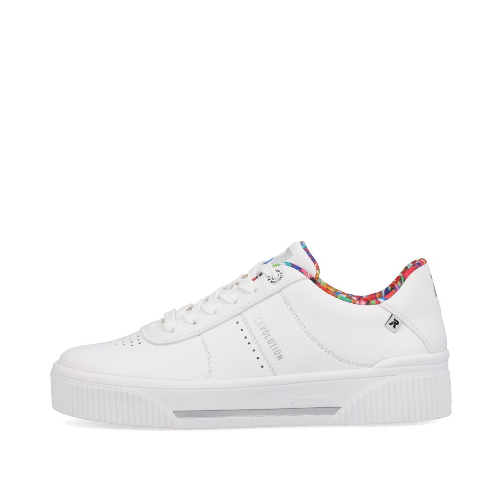 Rieker Evolution Women's Low Sneakers - Frost White