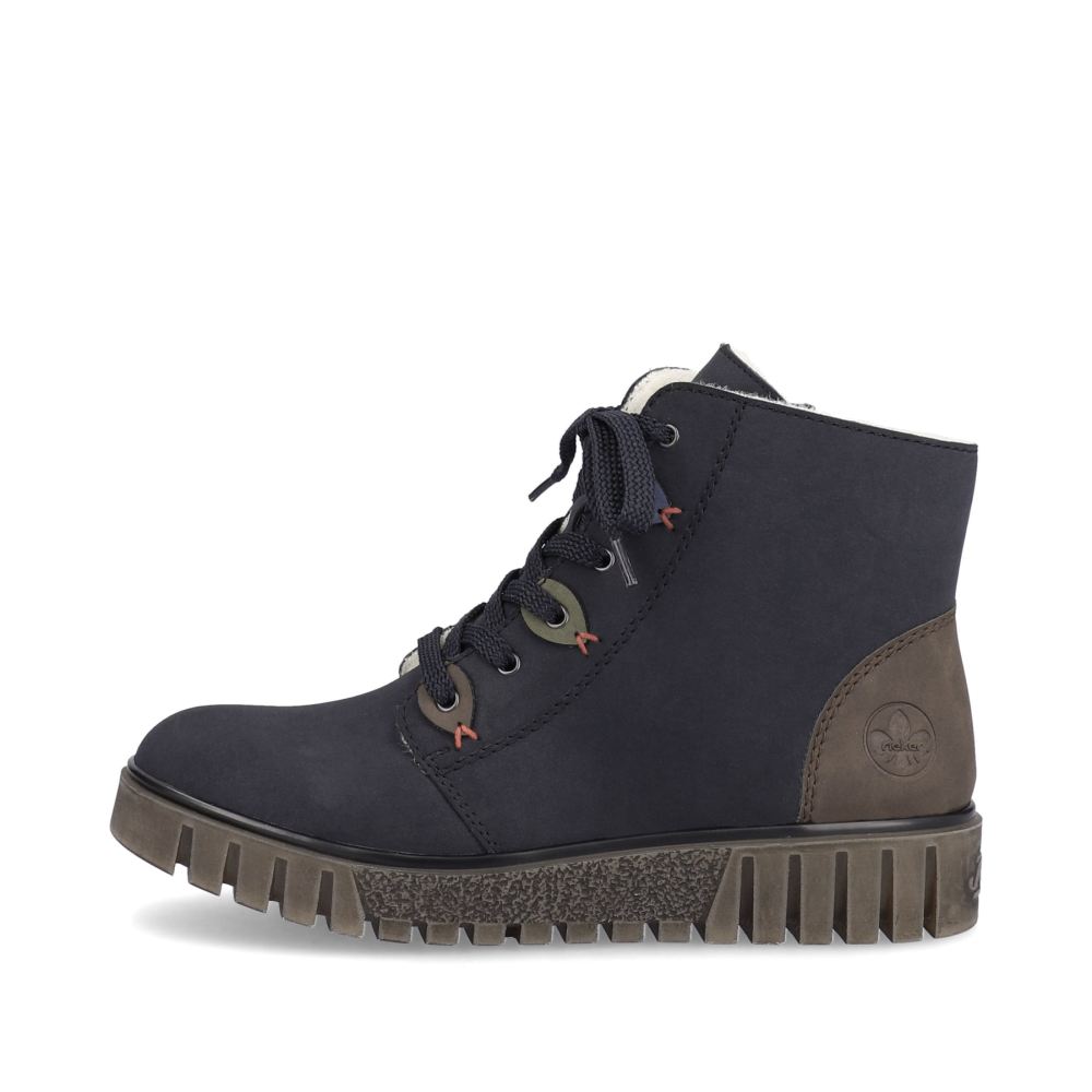 Rieker Women's Ankle Boots - Navy Blue