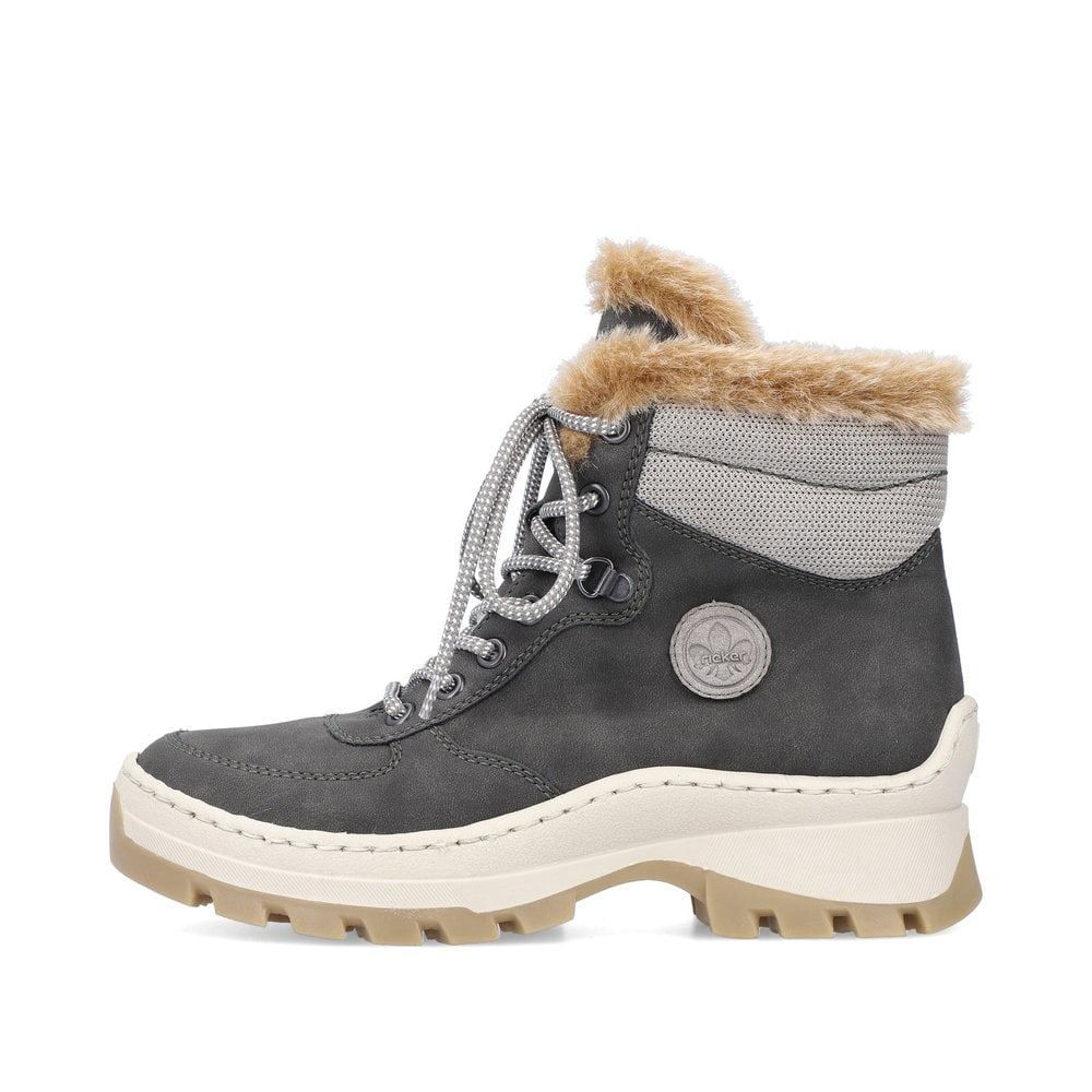 Rieker Women's Lace-Up Bootsgranite Gray