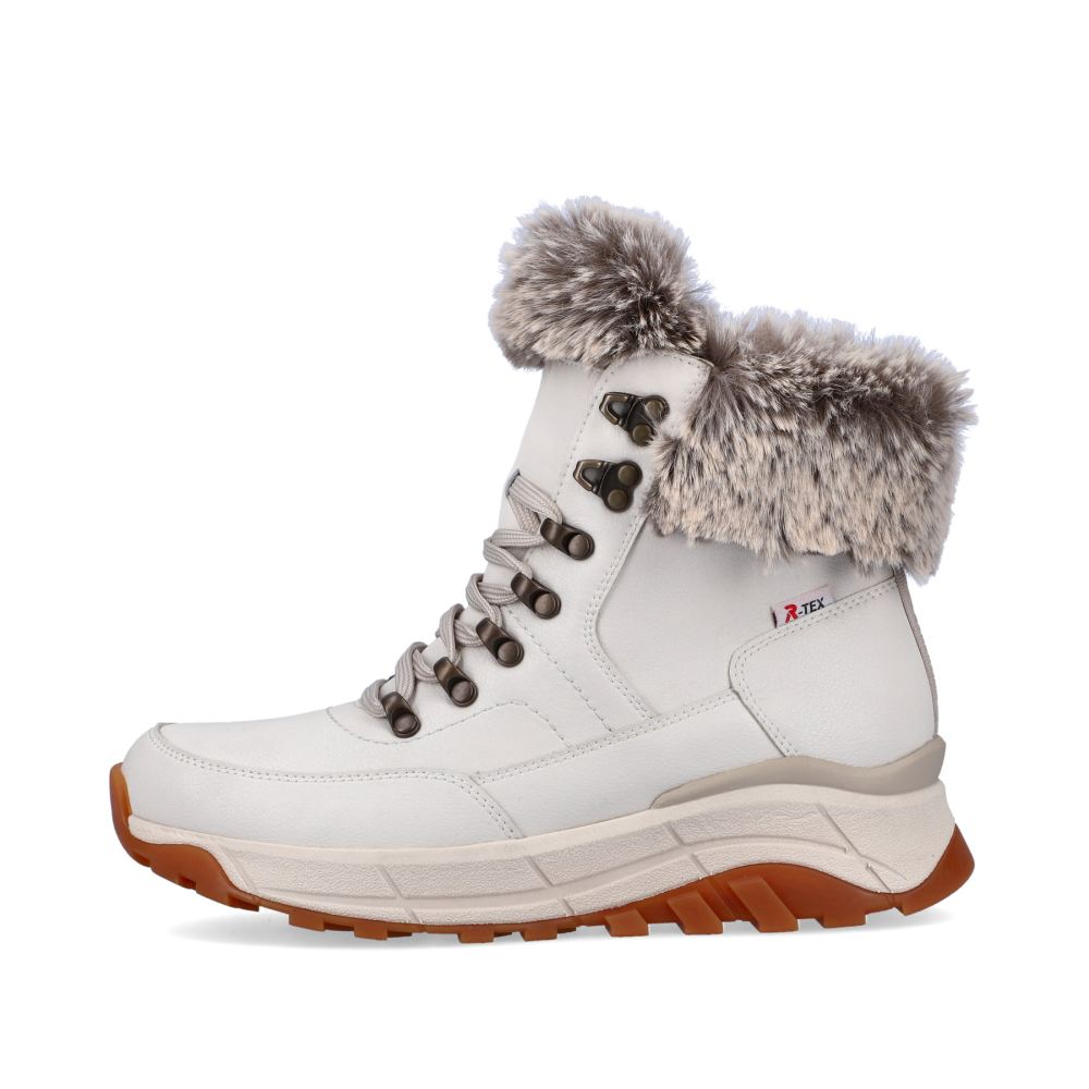 Rieker Evolution Women's Lace-Up Boots Frostwhite