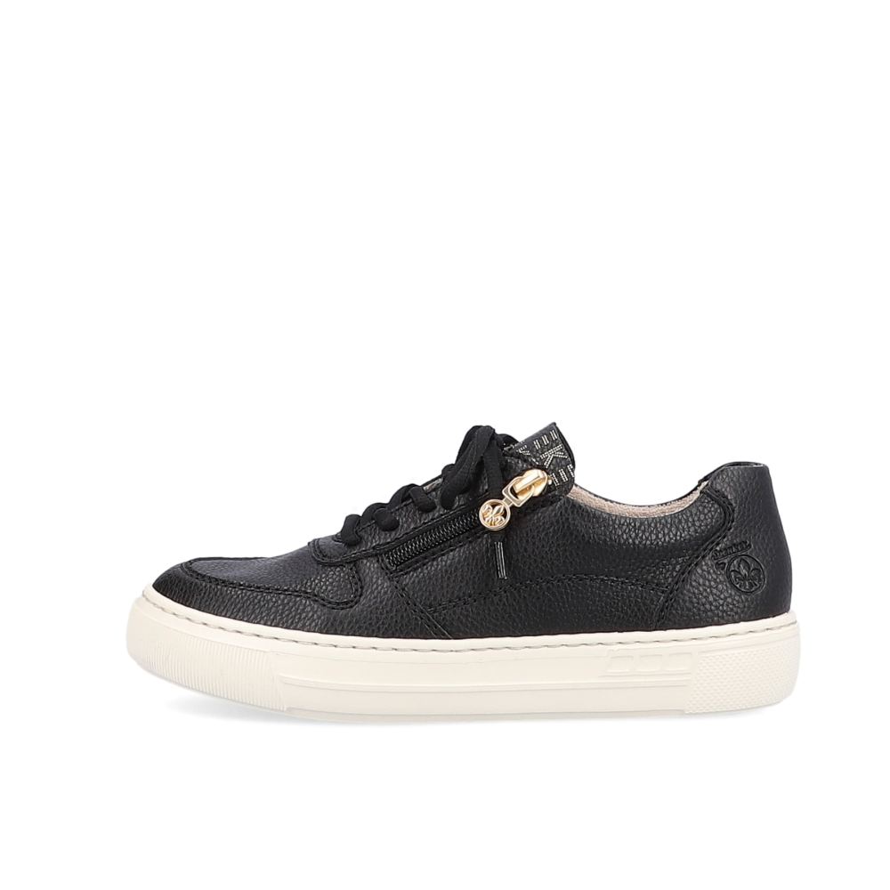 Rieker Women's Low-Top Sneakers - Deep Black