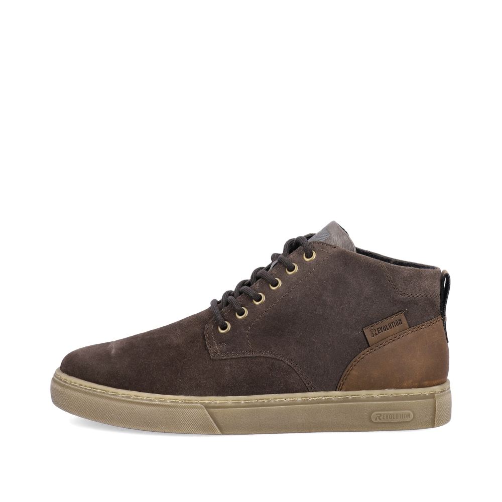Rieker Evolution Men's High-Top Sneakers - Dusty Grey