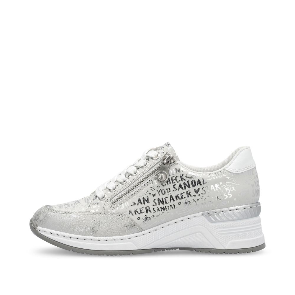 Rieker Women's Low-Top Sneakers - Light Beige