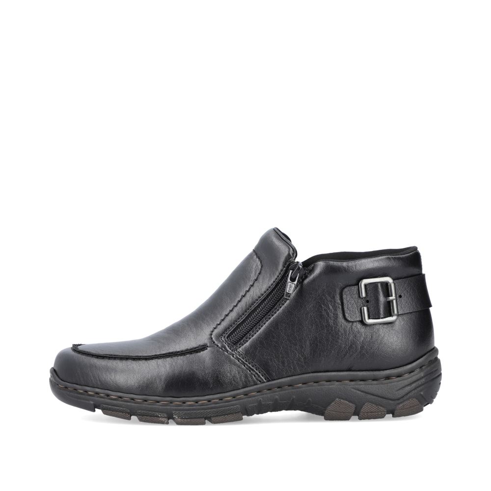 Rieker Men's Slippers - Gloss Black