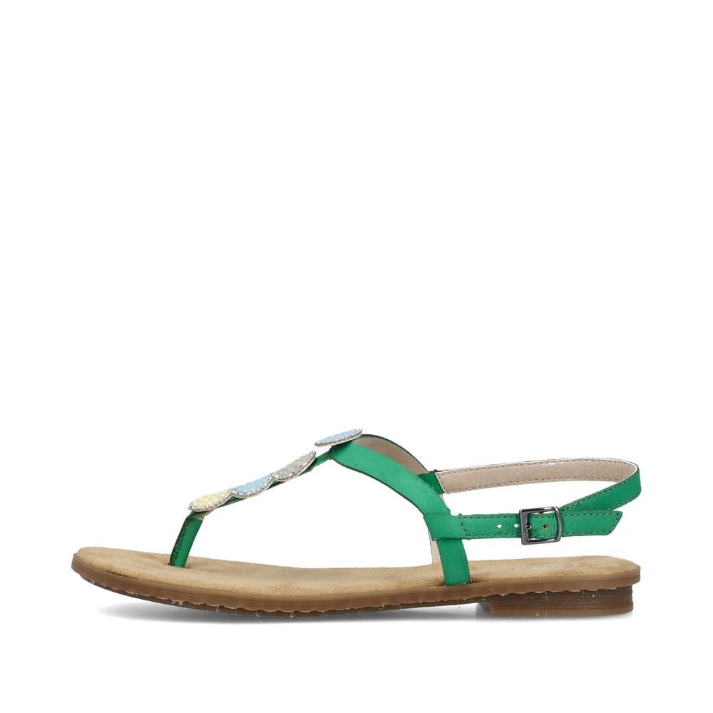 Rieker Women's Strappy Sandals Leaf Green