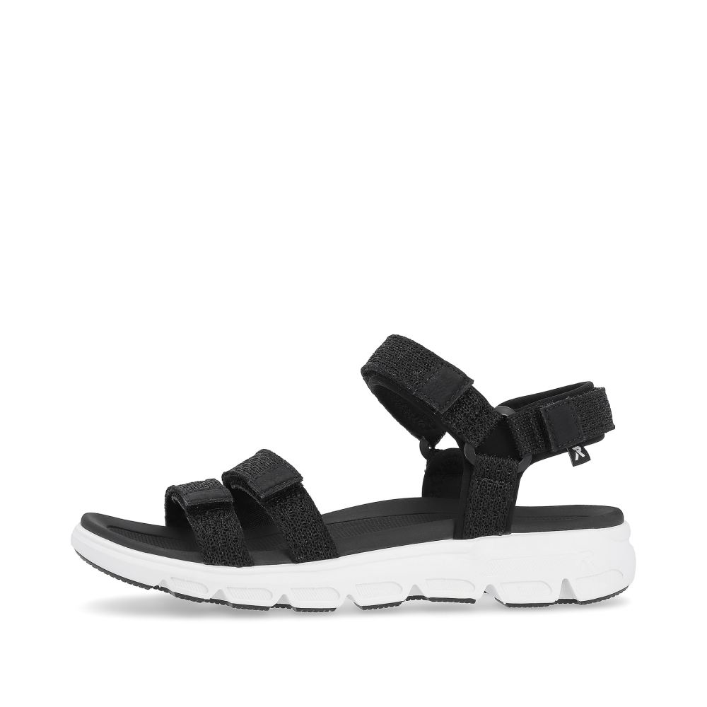 Rieker Evolution Women's Trekking Sandals - Deep Black