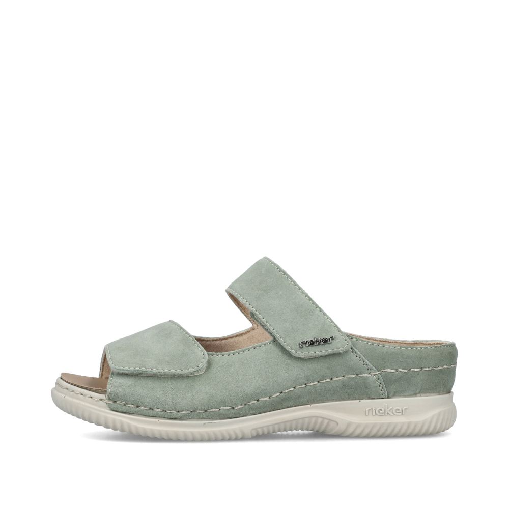Riekerwomen's Mules - Light Green