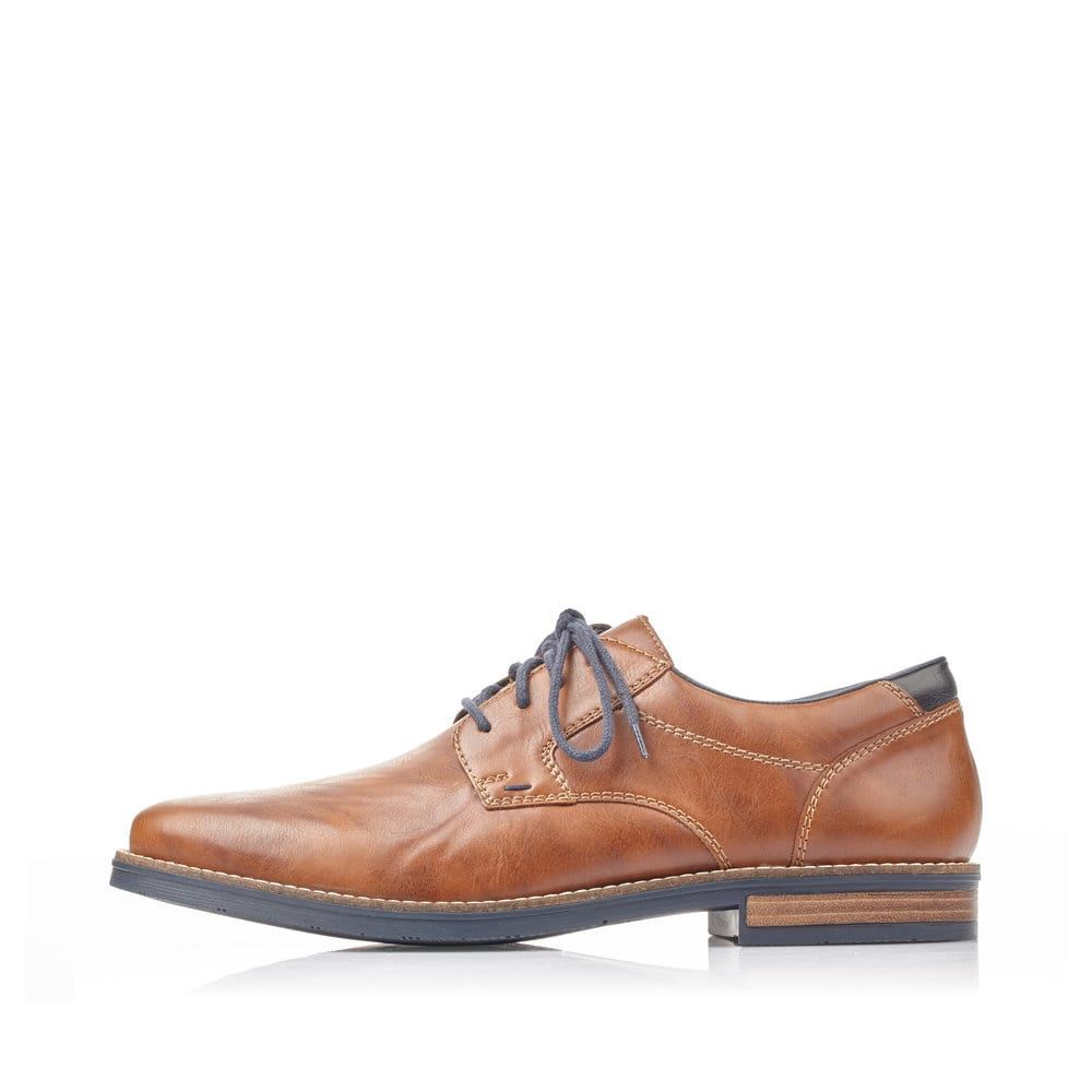 Rieker Men's Lace-Up Shoes - Caramel Brown