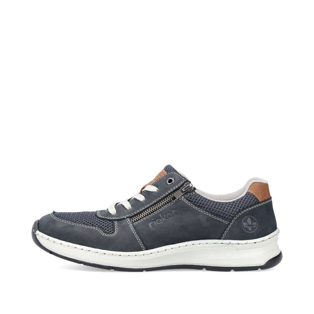 Rieker Men's Lace-Up Shoes Ocean Blue