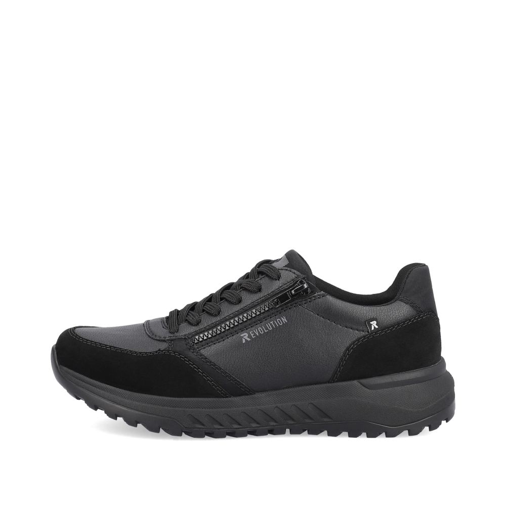 Rieker Evolution Men's Low Sneakers - Midnight Black