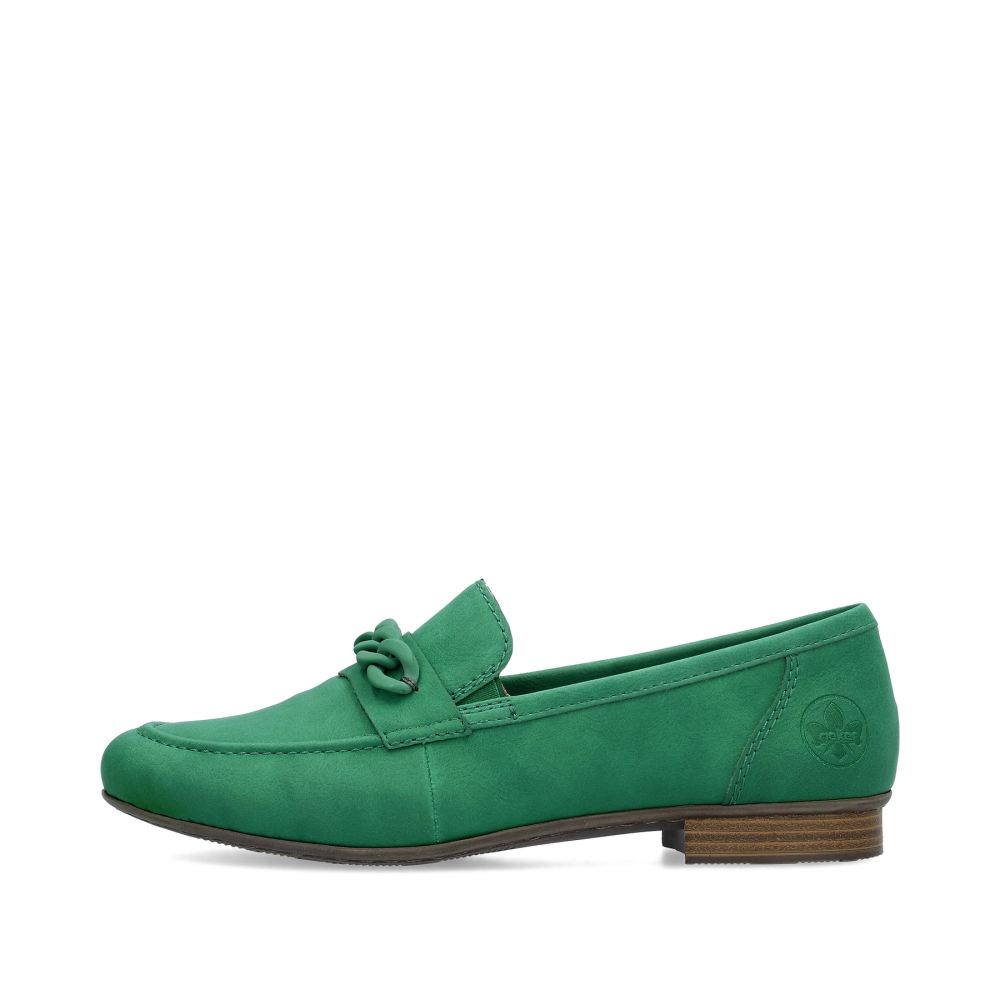 Rieker Women's Loafers - Grass Green