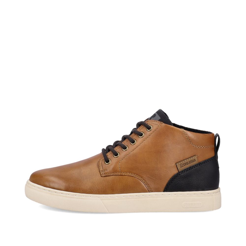 Rieker Evolution Men's Sneaker High Caramel Brown