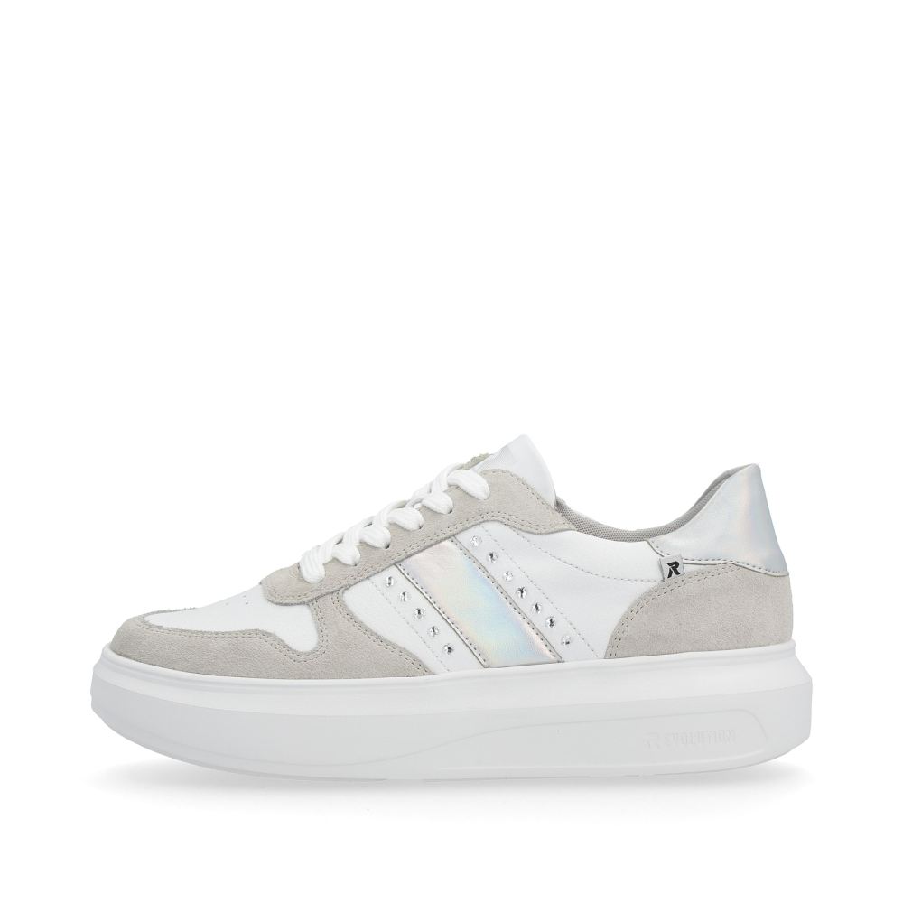 Rieker Evolution Women's Low Sneakers Clear-White Dust-Grey