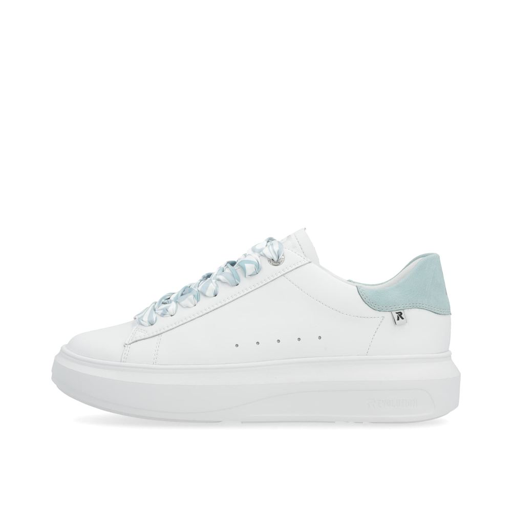 Rieker Evolution Women's Low Sneakers - Clear-Whiteice-Blue