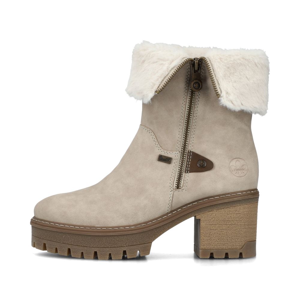 Rieker Women's Ankle Boots - Gray Beige