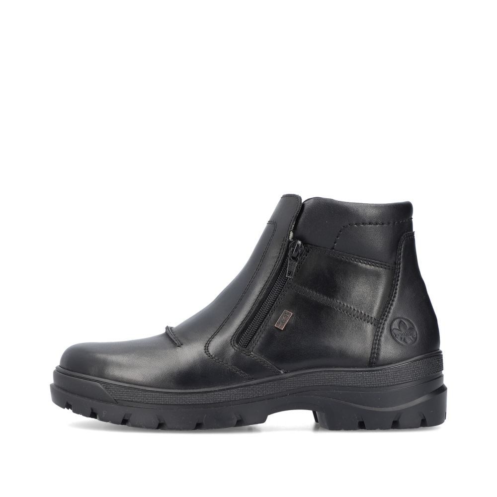 Rieker Men's Short Boots - Graphite Black