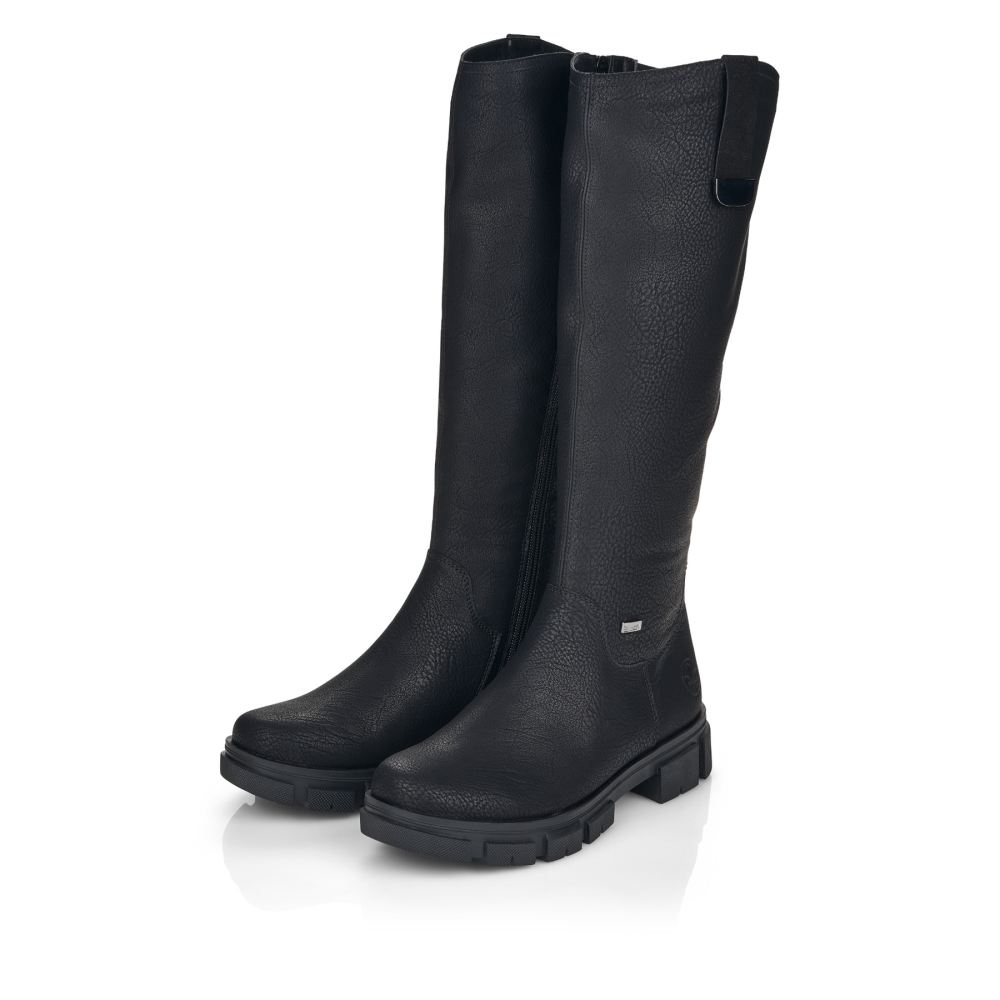 Rieker Women's High-Shaft Boots - Deep Black