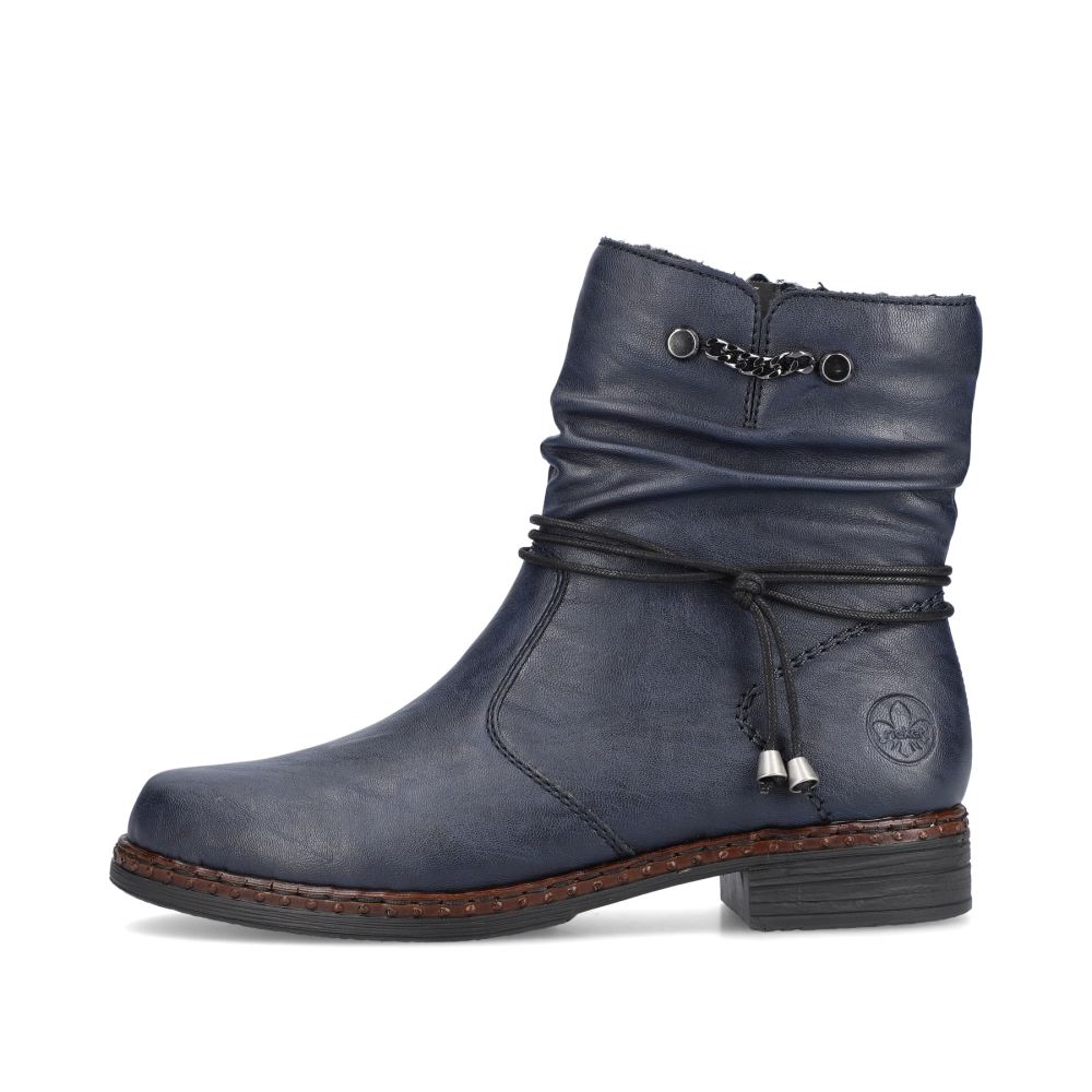Rieker Women's Ankle Boots - Navy Blue