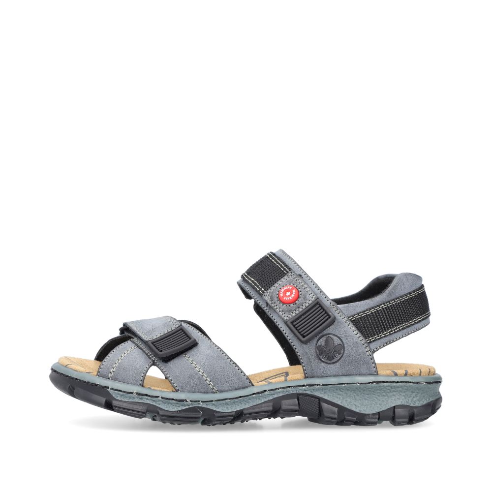 Rieker Women's Trekking Sandals - Blue-Gray
