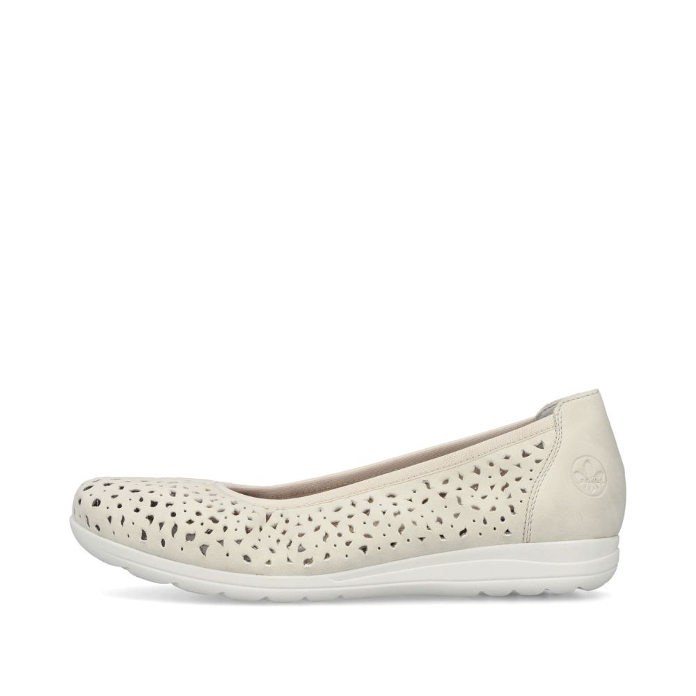 Rieker Women's Ballerinas Light Beige