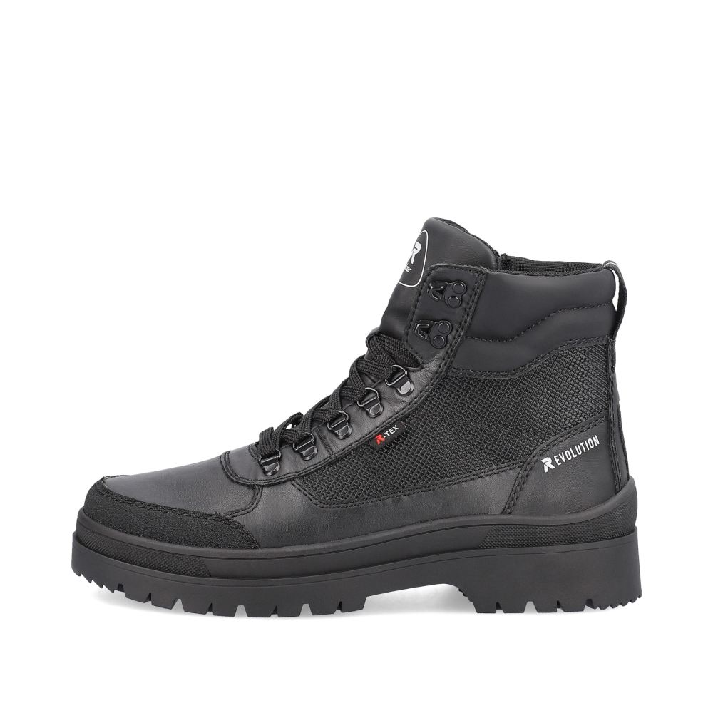Rieker Evolution Men's Lace-Up Boots - Black