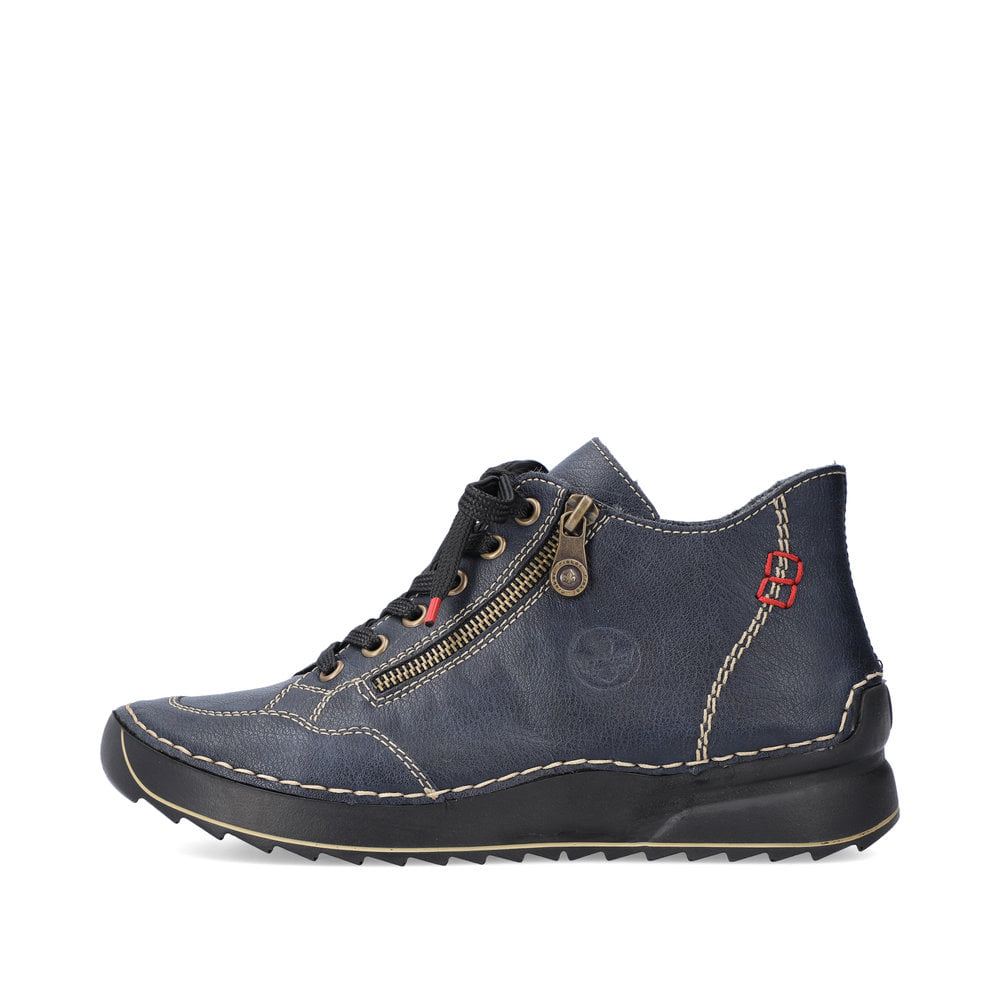 Rieker Women's Lace-Up Shoes - Slate Blue