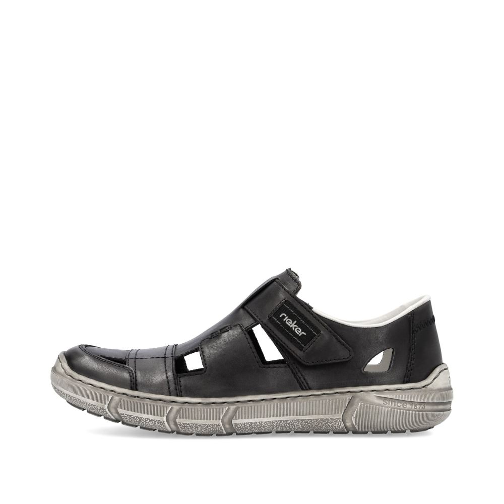 Rieker Men's Slippersasphalt Gray