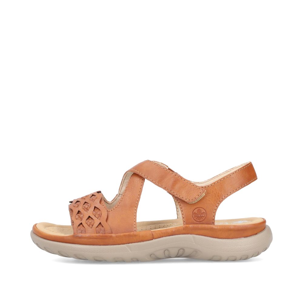 Rieker Women's Strappy Sandals - Nut Brown
