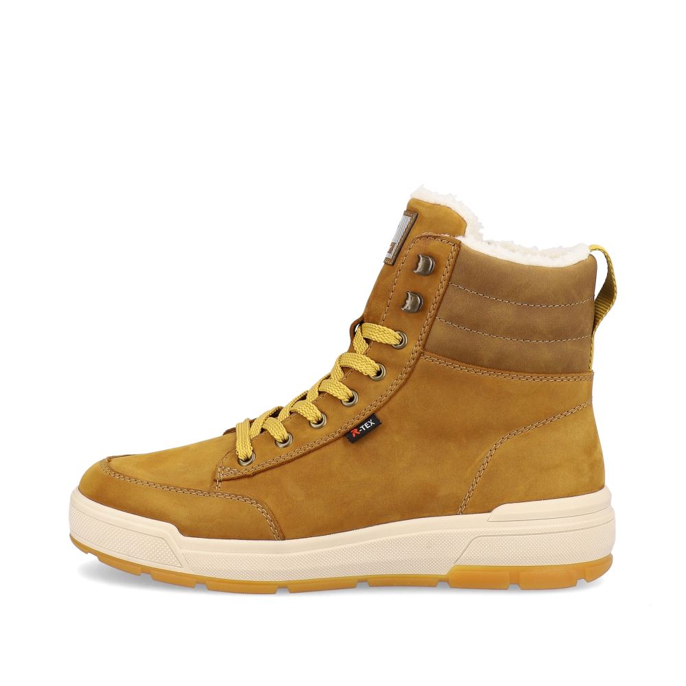 Rieker Evolution Men's High-Top Sneakers - Camel Brown