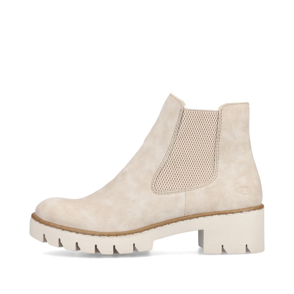 Rieker Women's Chelsea Boots Sand Beige