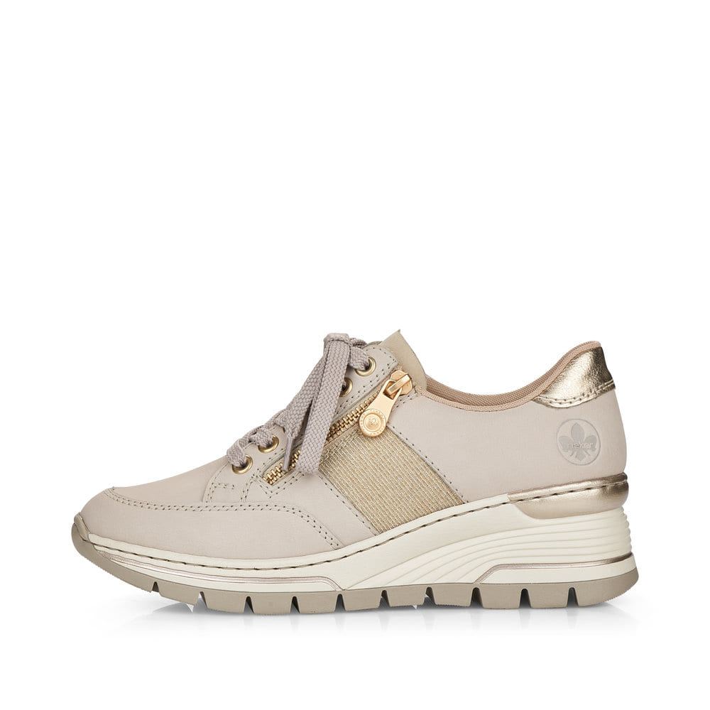 Rieker Women's Low-Top Sneakers - Beige