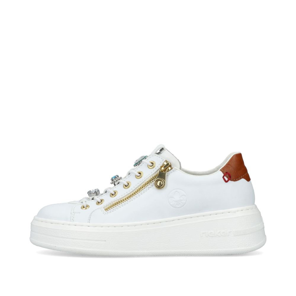 Rieker Women's Low Sneakers - Snow White