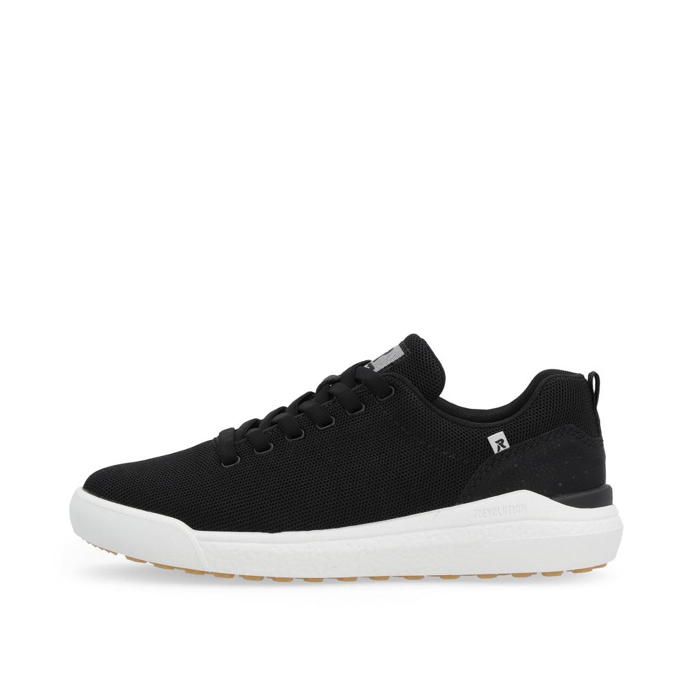 Rieker Evolution Women's Low-Top Sneakers - Night Black