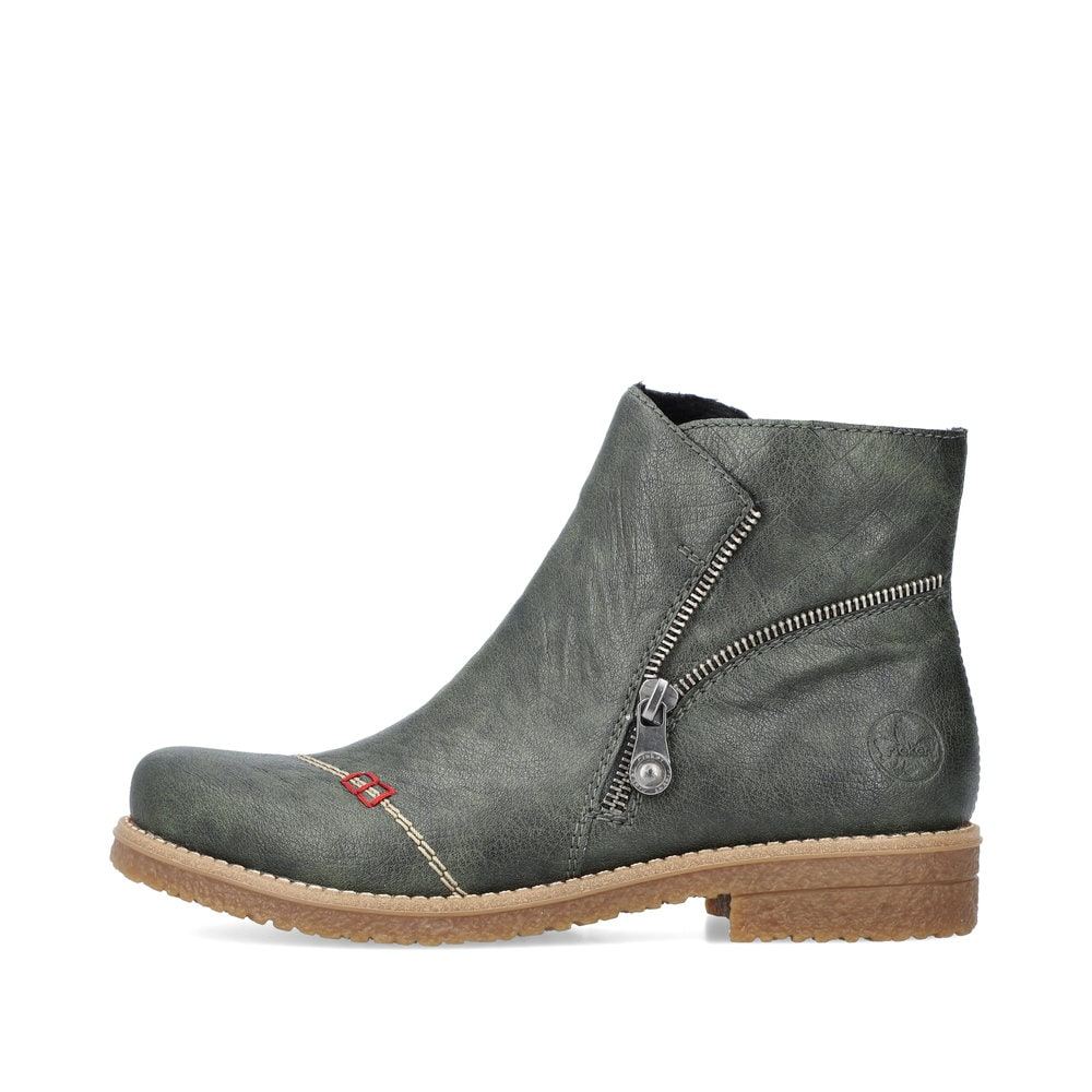 Rieker Women's Short Bootsolive Green